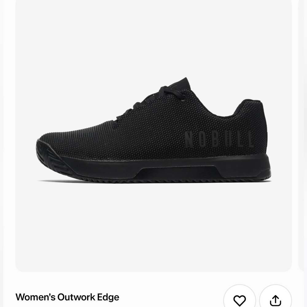 NOBULL Black womens outwork Edge impact shoes